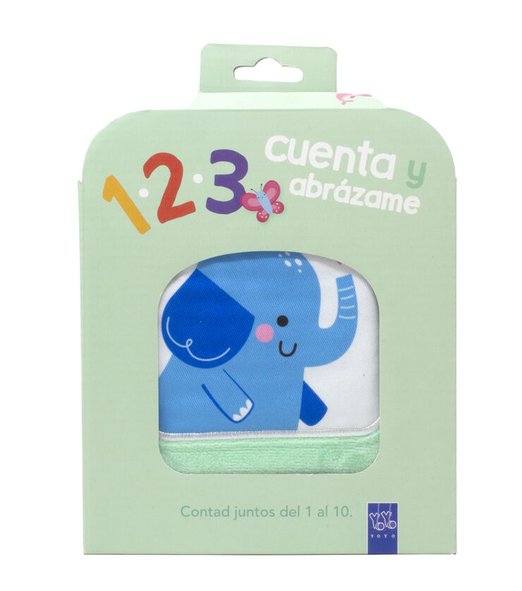 Cuenta y abrázame. Elefante