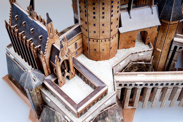 Puzle 3D Castillo de Hogwarts 197 piezas