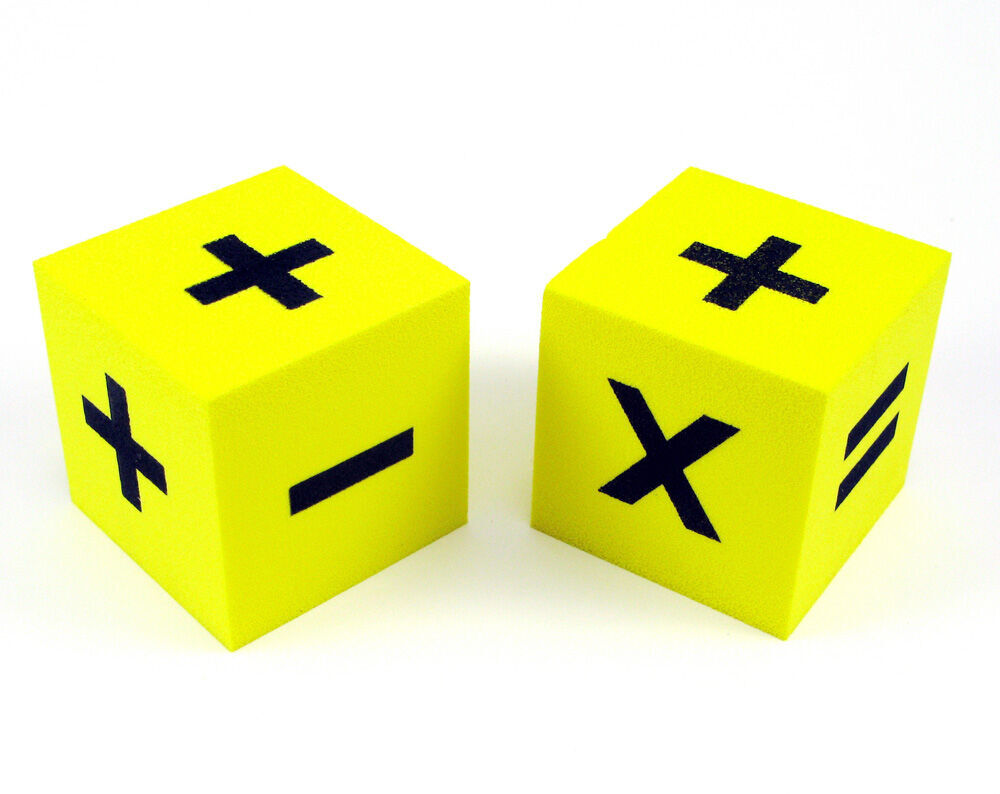 Dau 6 cares signes matem&agrave;tics 2 unitats