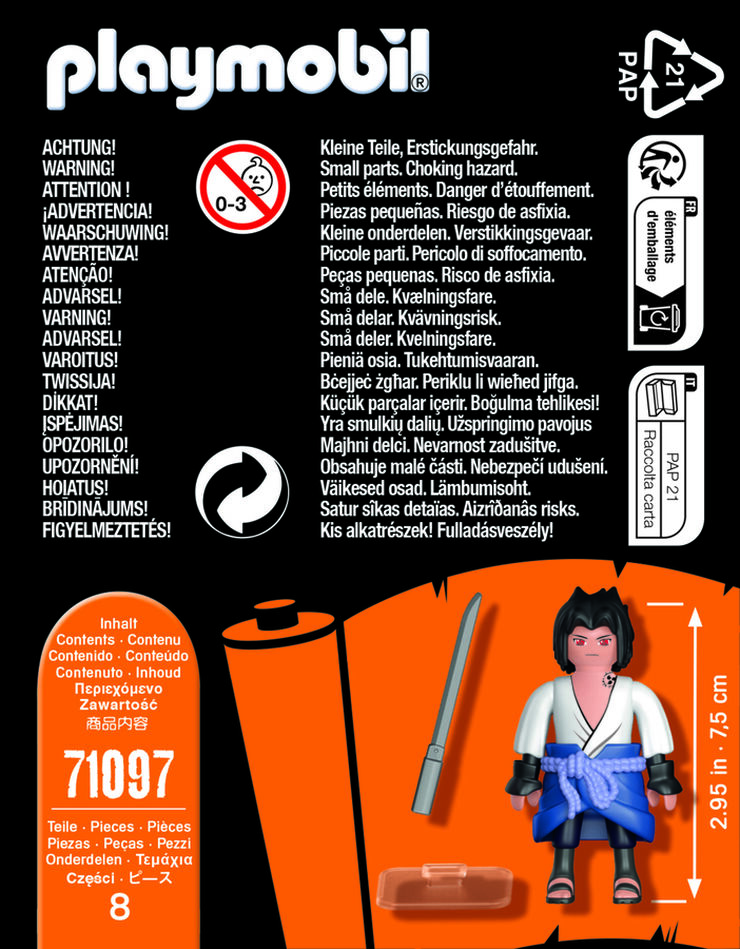 Playmobil Naruto Shippuden Sasuke  71097