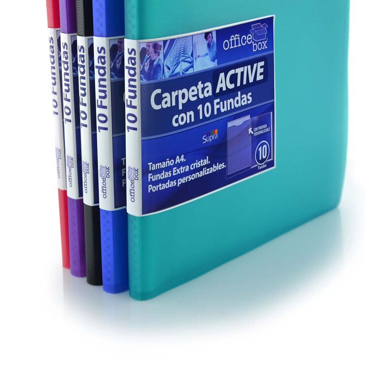 Carpeta 10 fundes A4 Office Box