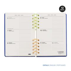Agenda escolar Miquelrius Activa setm/vista cat 2025-26 gris
