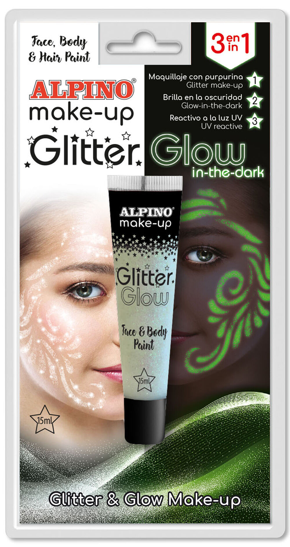 Maquillaje Alpino Make Up Glitter Glow