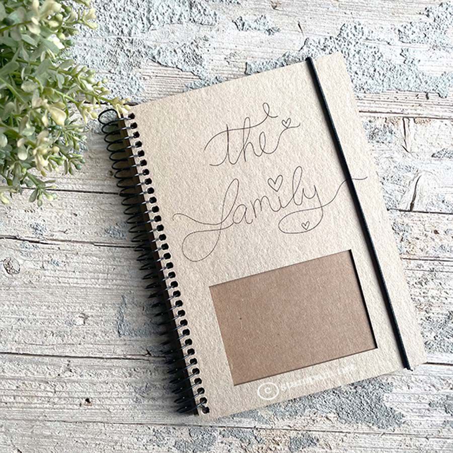 &Aacute;lbum fotos kraft Stampam The Family