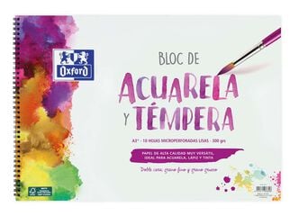 Bloc Papel Acuarela Acrílico Talens Art Creation 30 hojas 250 grs. A3 o A4