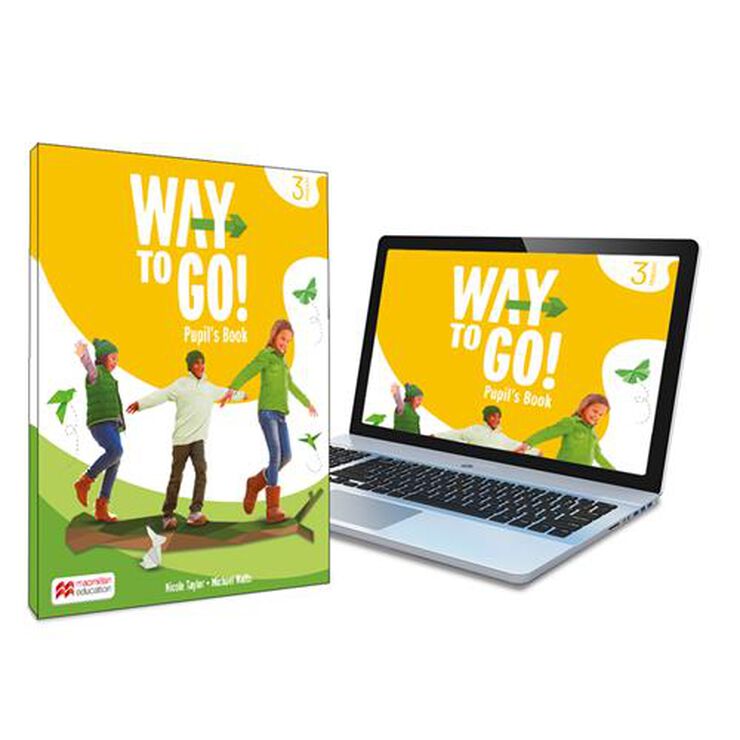 Way To Go! 3 Pupil'S Book: Libro De Texto De Inglés Impreso Con Acceso A La Versión Digital