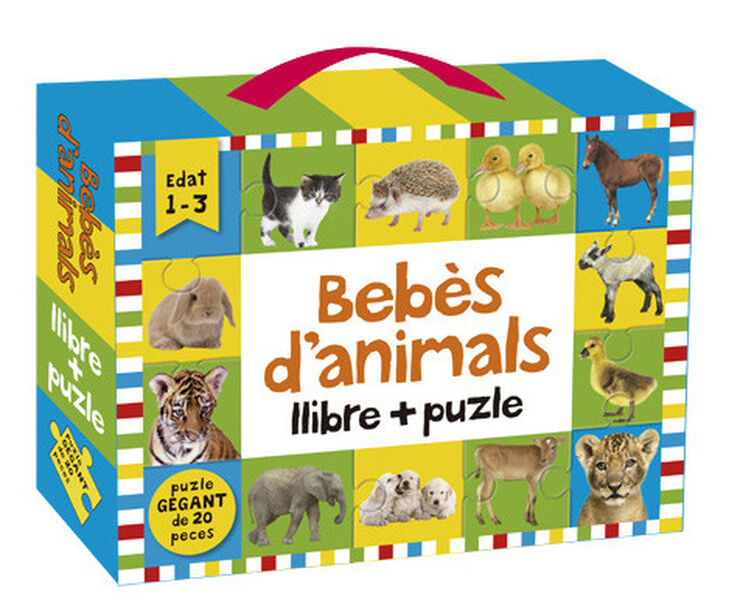 Bebès d'animals: llibre + puzle