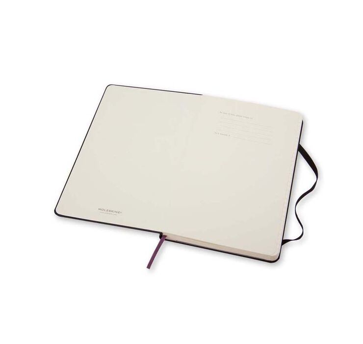 Libreta Moleskine P Negro Raya