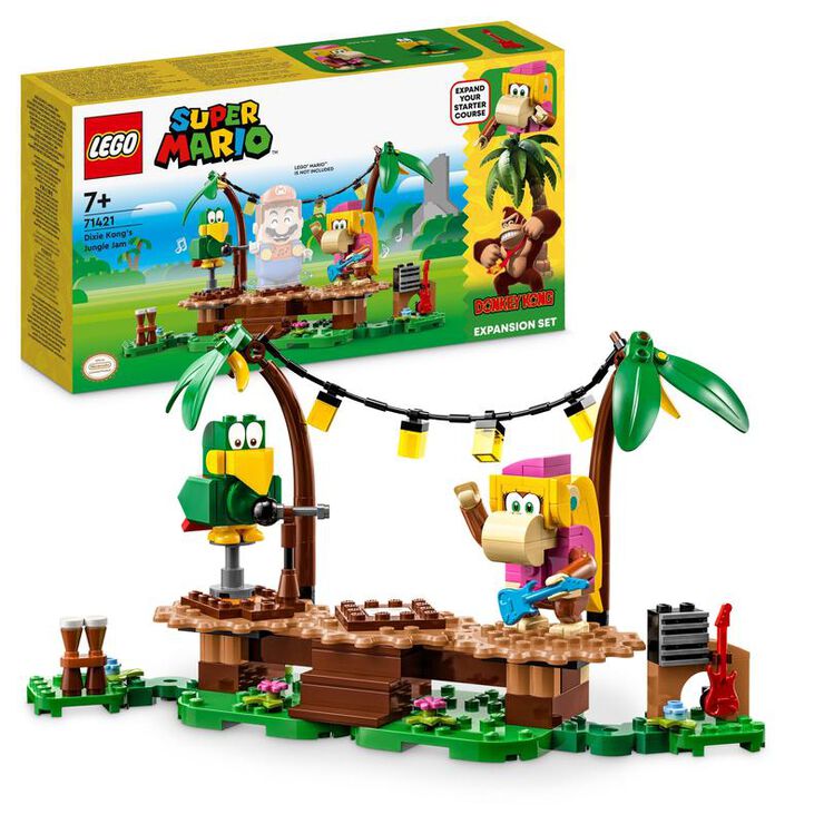 LEGO® Super Mario Set d'Expansió: Escàndol a la Jungla amb Dixie Kong 71421