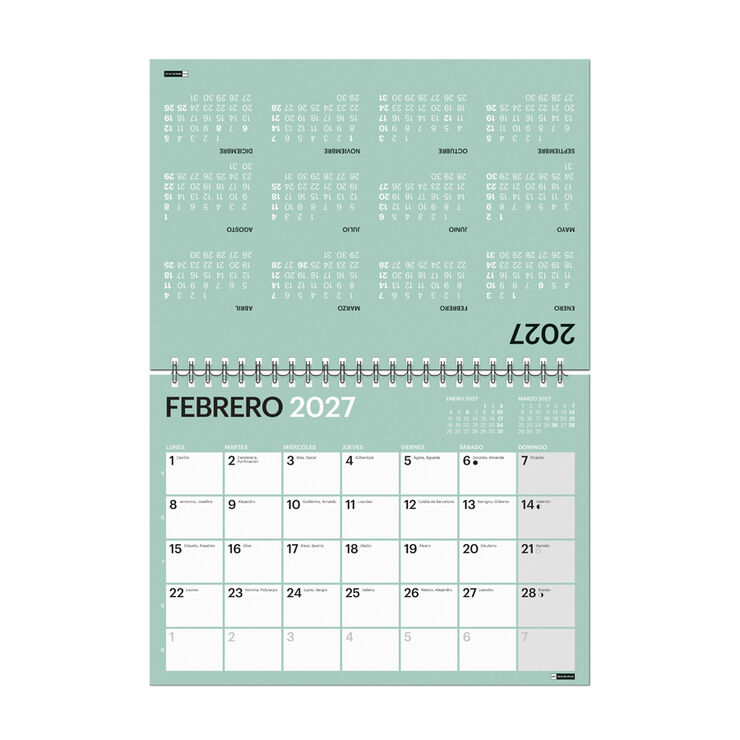Calendario Miquelrius Mesa A5 Castellano 2027 Chromat