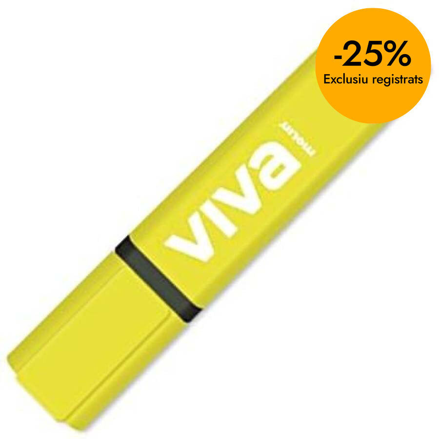 Marcador fluor Molin Viva amarillo