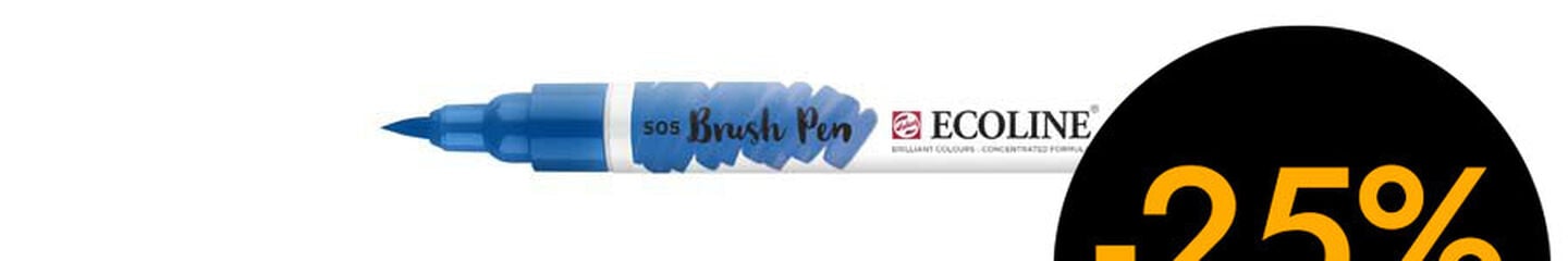 Retolador Ecoline Brush Pen blau ultramar clar 505