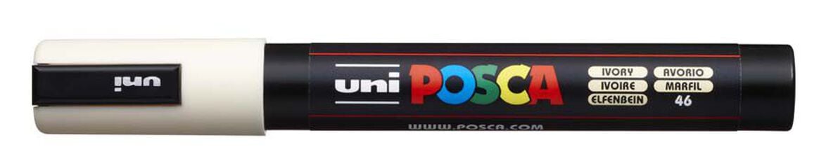 Retolador Posca PC-5M 1,8-2,5mm marfil