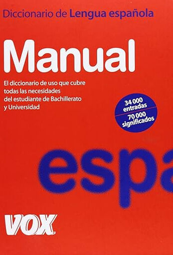 Diccionario manual de la lengua espa&ntilde;ola
