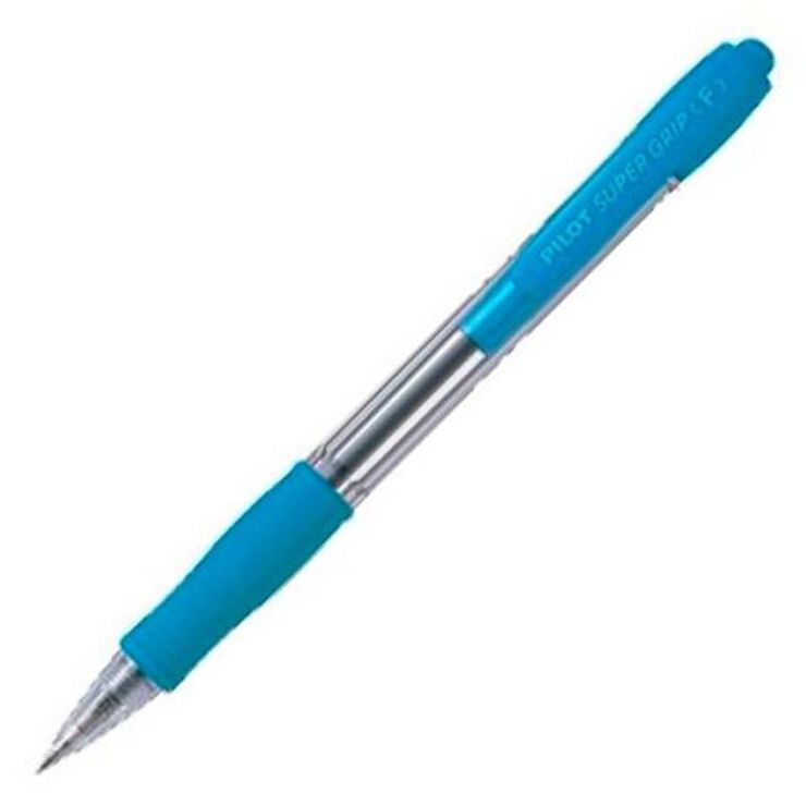 Bolígrafo Pilot Supergrip verde claro 12u