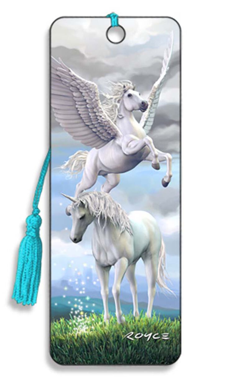 Punto de libro 3D pegasus & unicorn