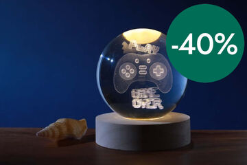 Lámpara Bola Cristal 8cm Let's Play iTotal