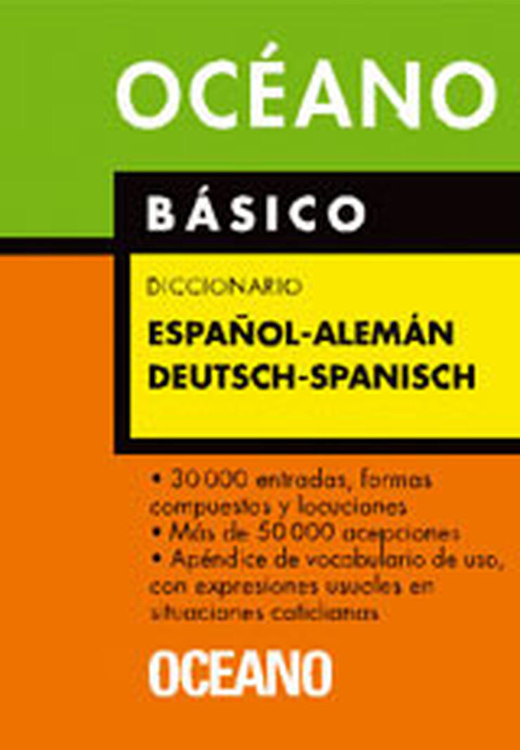 Océano Básico. Diccionario Español - Alemán / Deutsch - Spanisch