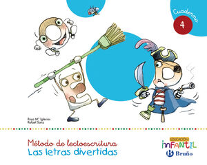 Las letras divertidas Pauta Cuaderno 4 I4