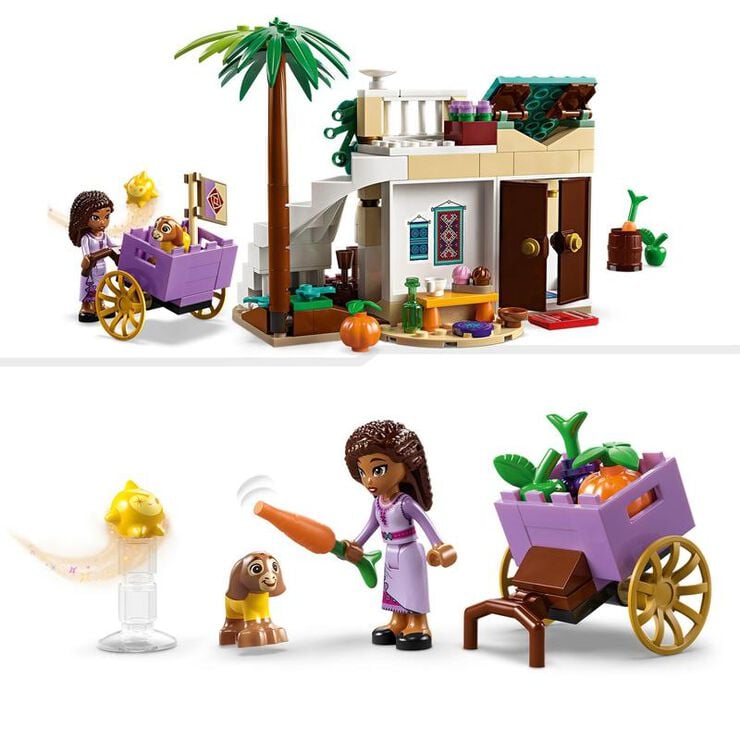 LEGO® Disney Wish Asha en la Ciudad de las Rosas 43223