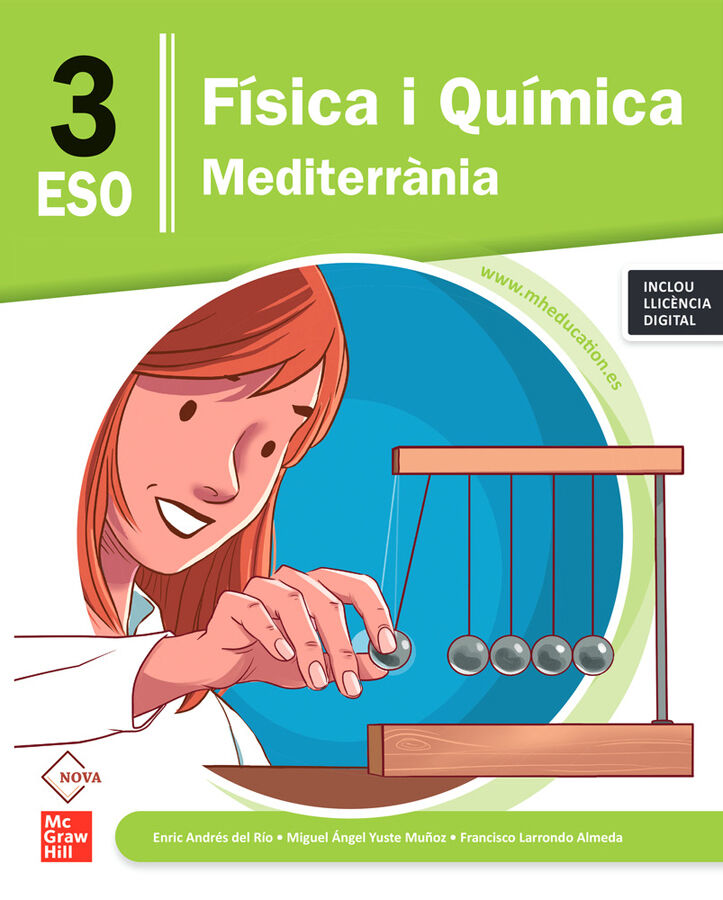 F&iacute;sica i Qu&iacute;mica 3r ESO NOVA. Mediterr&agrave;nia