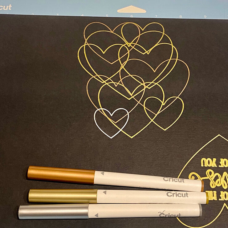Cricut Rotuladores Metallic 1mm 5 unidades