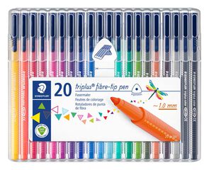 Rotuladores Staedtler Triplus 20 colores