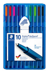 Bolígrafos Staedtler Triplus Ball 10 colores
