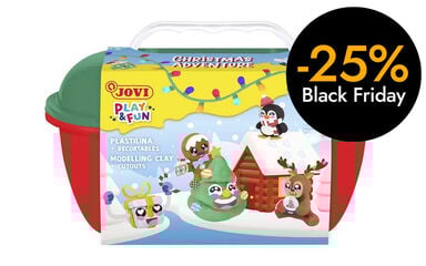 Cofre Plastilina Jovi Navidad Play & Fun