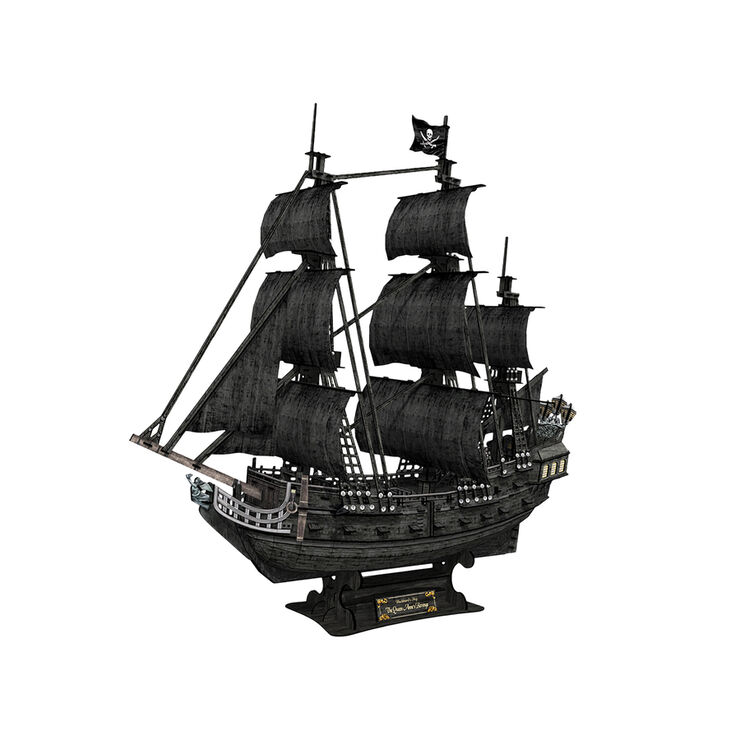 Puzle 3D 328 piezas Cubic Fun Barco Pirata Queen Anne's Revenge