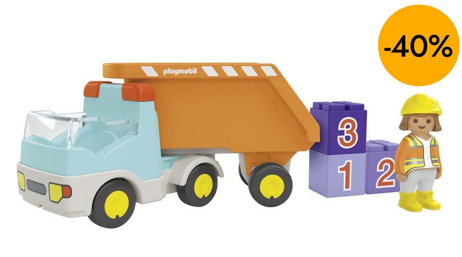 Playmobil Junior Cami&oacute; Construcci&oacute; 71685