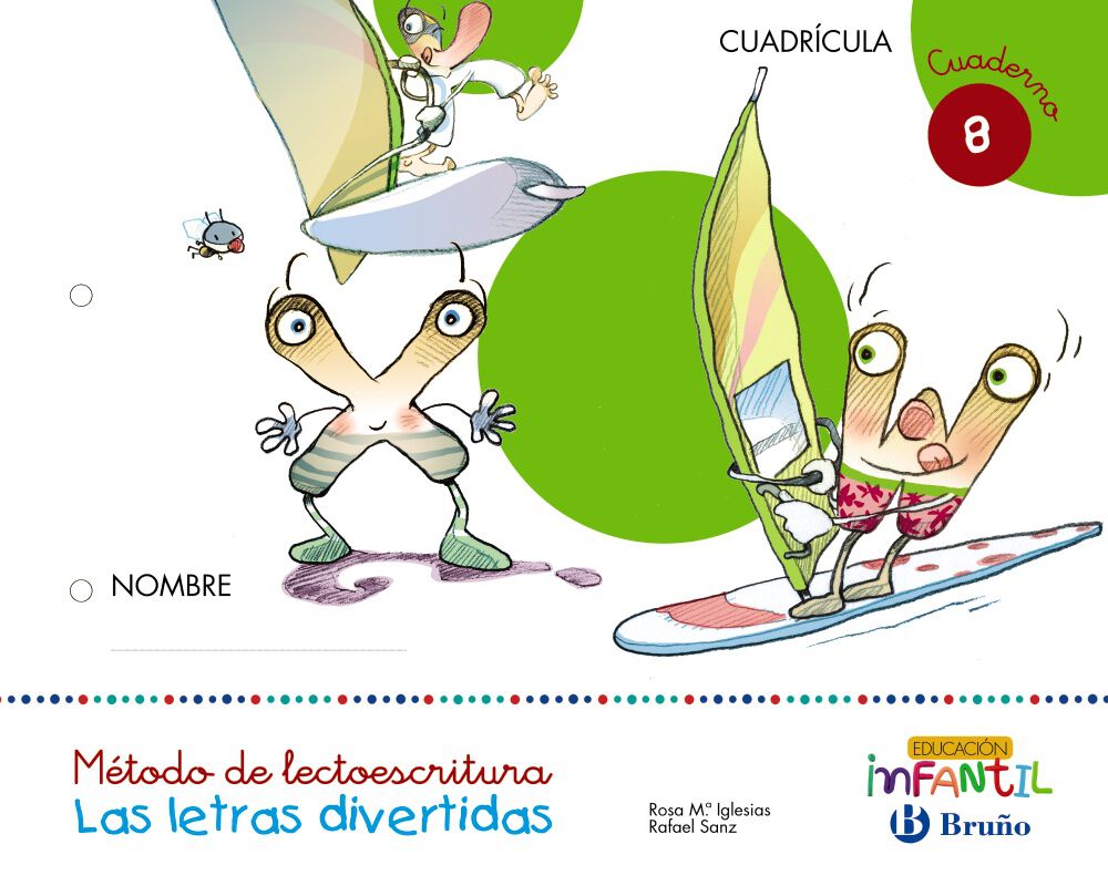 Letras Divertidas 8 Cuadrcula Infantil
