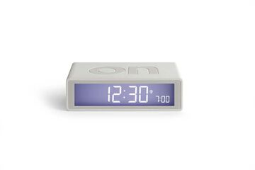 Reloj despertador Lexon Flip + W9 blanco