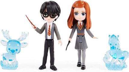 Harry Potter Friendship Set: 2 Mu&ntilde;ecos Harry Potter y Ginny Weasley 7cm