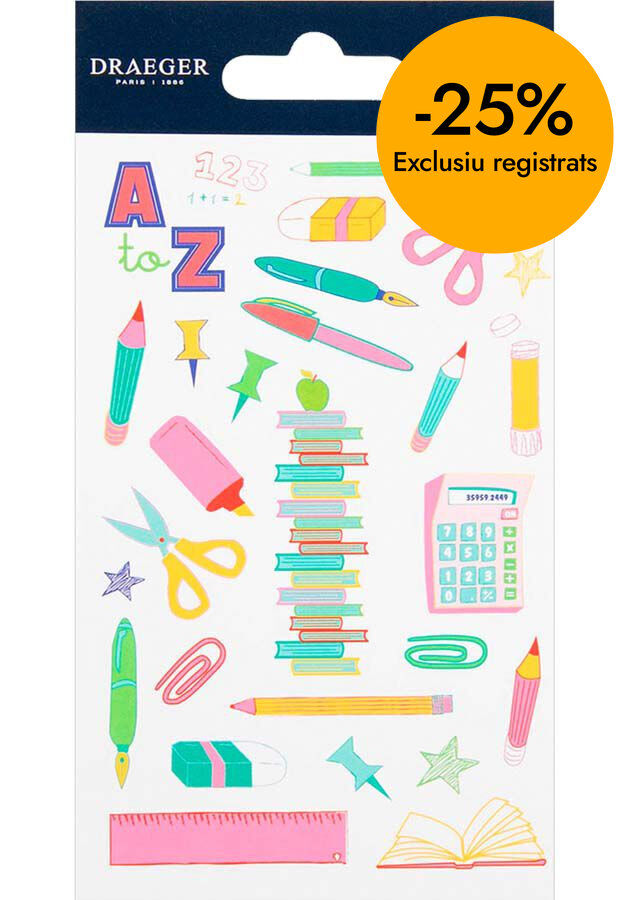 Stickers Draeger Material Escolar 28u