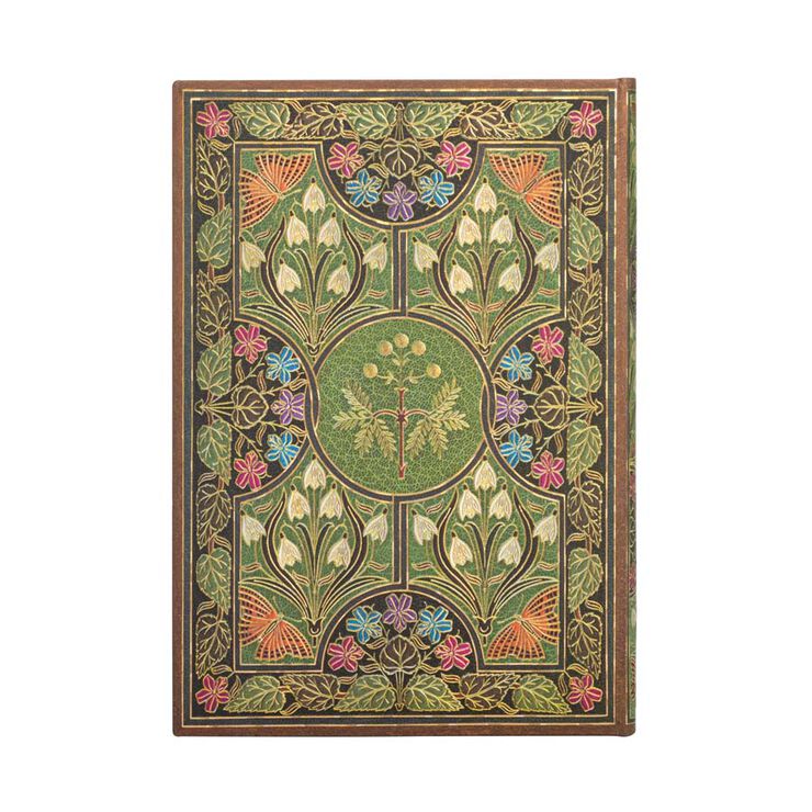 Agenda Paperblanks Poesía Flor Midi sem/vista castellano 2025