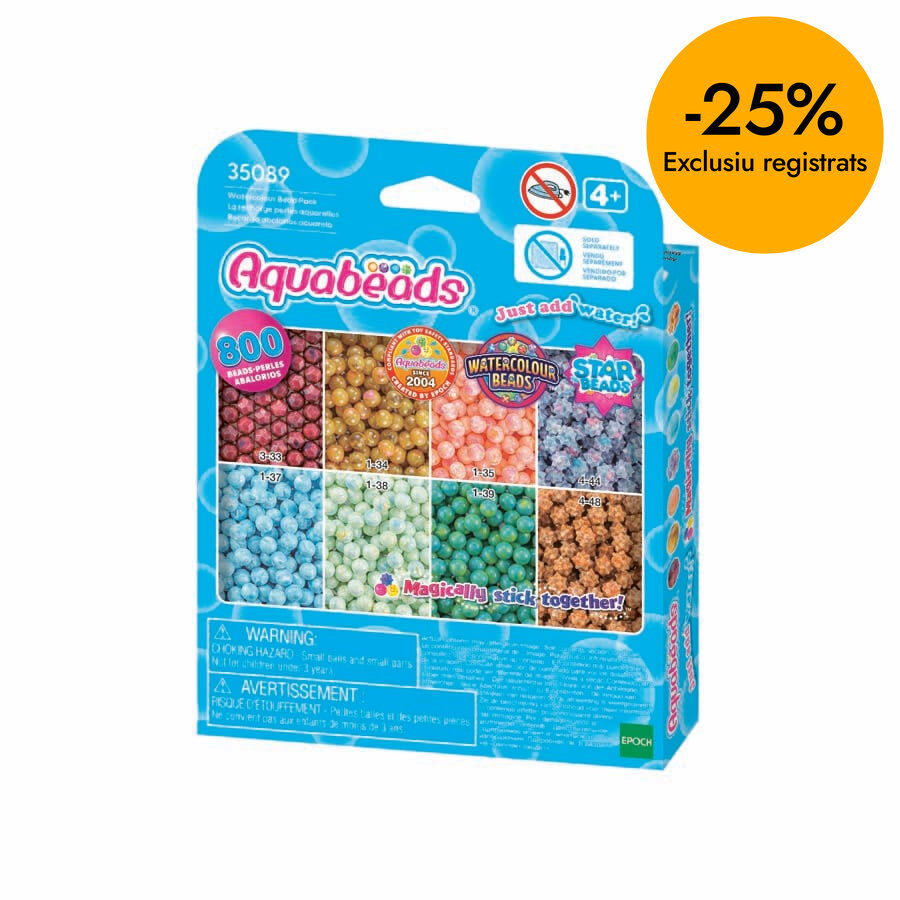 Aquabeads rec&agrave;rrega de granadures d'aquarel&middot;la
