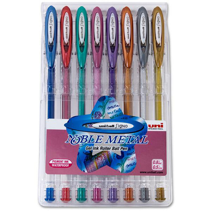Rollers Uni-ball Signo UM-120 Metal 8 colores