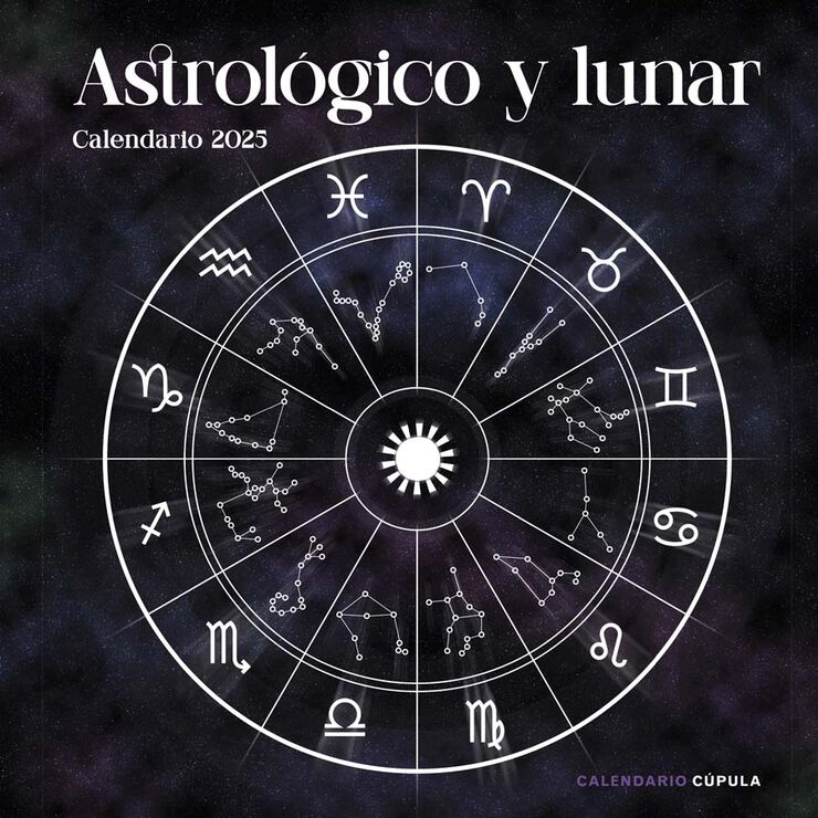 Calendario pared castellano 2025 Astrológico y lunar