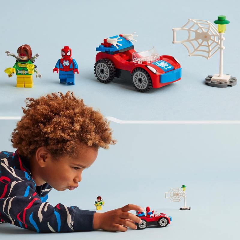 Coche spiderman lego deals