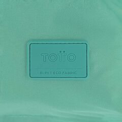 Mochila + Estuche Totto Kalex verde/gris