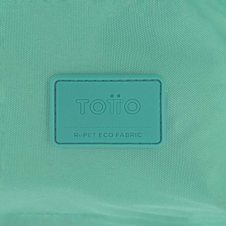 Mochila + Estuche Totto Kalex verde/gris