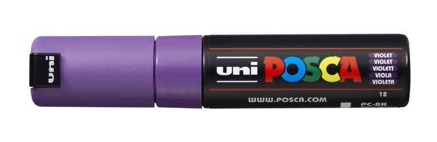 Rotulador Posca PC-8K 8mm violeta