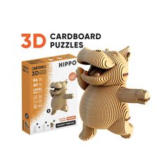 Puzzle 3D Cartonic Hippo