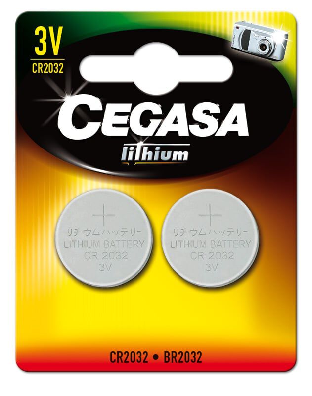 Pilas de bot&oacute;n Cegasa BL2 3V CR2032 2u