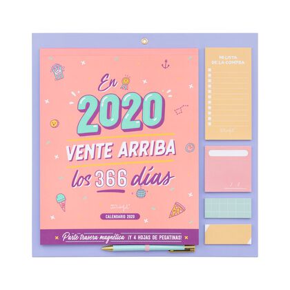 Calendario Mr Wonderful Pared 2020 Vente Llega Espanol Abacus Online