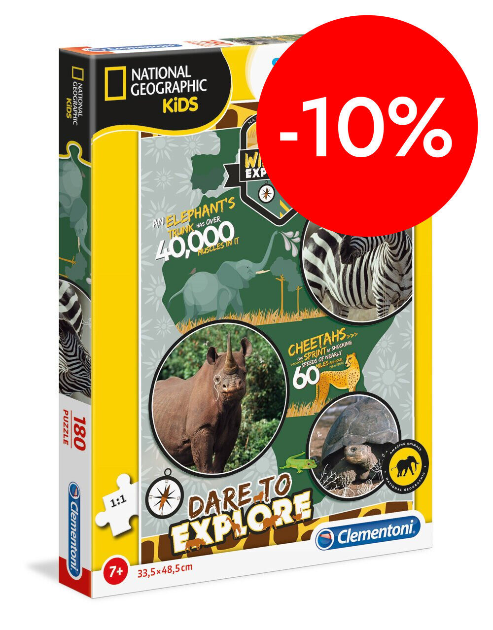 Puzle 180 peces National Geographic Wildlife Expedition