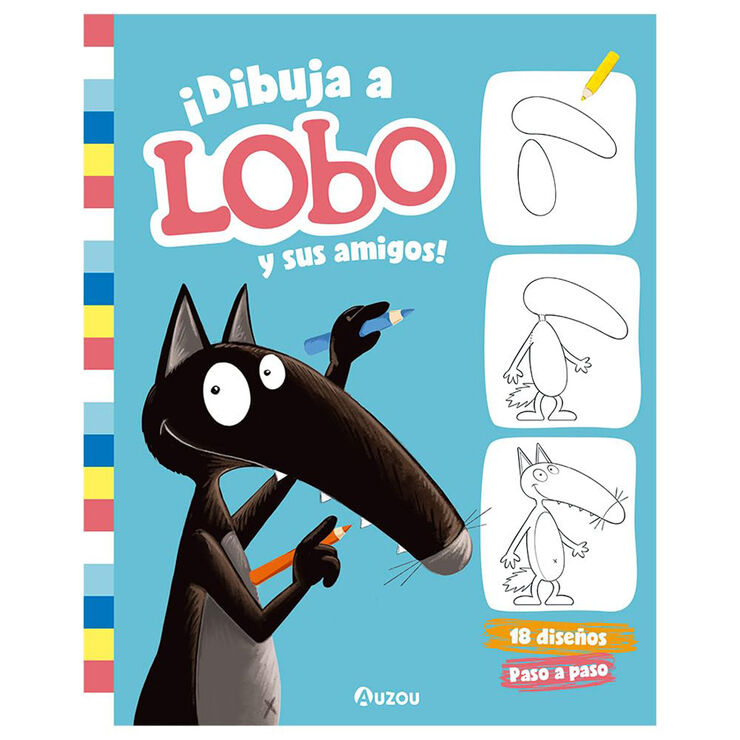 ¡Dibuja a Lobo y sus amigos!