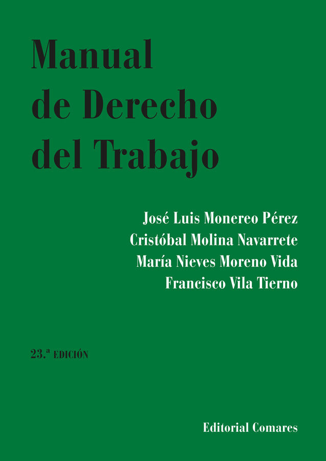 Manual de derecho del Trabajo