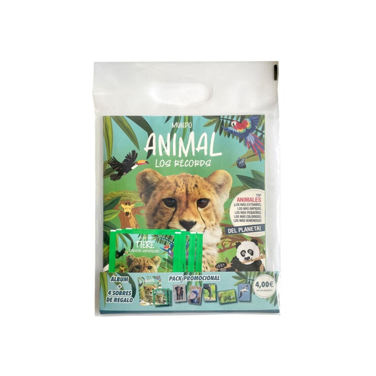 Mundo Animal: los R&eacute;cords Starter Pack (&Aacute;lbum + 4 sobres)